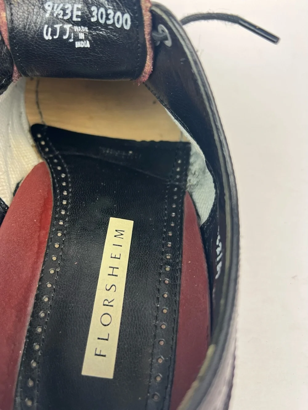 Vintage Florsheim LEXINGTON Wingtip Leather 30300 Oxford Men’s Shoes 9.5 EEE